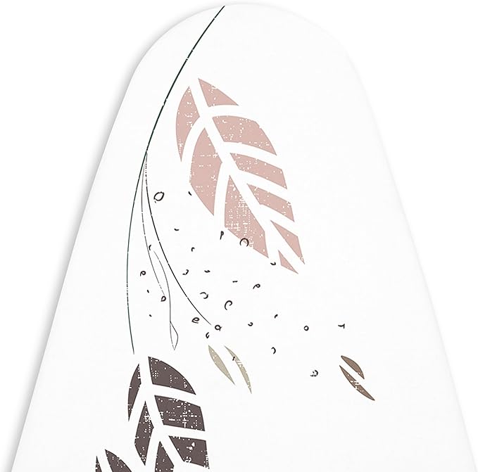 Encasa XO Ironing Board Cover and Pad - Thick 4mm Felt, Heat & Scorch-Resistant, Fits Standard Large Boards 54"x15", Elastic Bungee Cord Tightening, Easy Fit, Stain-Safe Dye, Autumn Leaf