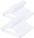 100 Pack White Baby Nursery Closet Hangers, Non-Slip Laundry Infant Pant Hanger for Newborn Clothes Gift, Ultra-Thin Plastic Hanger for Girl Boy Toddler Kid