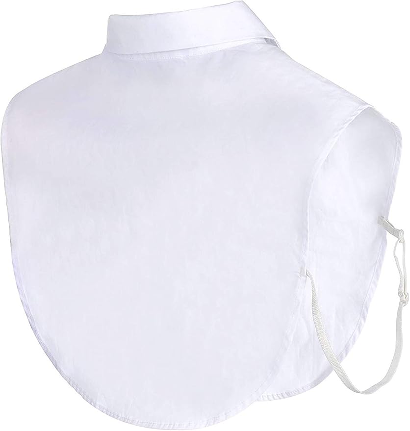 Tatuo 2 Pieces Fake Collar Detachable Collar for Women Shirts Dickey Half False Blouse Dickey