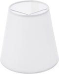 Housoutil Iron Cloth Lampshade Accessories Small Clip on Bulb Table Light Shade for Home Decor
