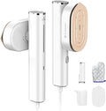 Steamer for Clothes, 2-in-1 Steam Iron for Clothes, 1200W Handheld Steamer 10s Heat-Up, Travel Steamer Fast Wrinkle Removal, Portable Garment Steamer for Home - White, 110-120V