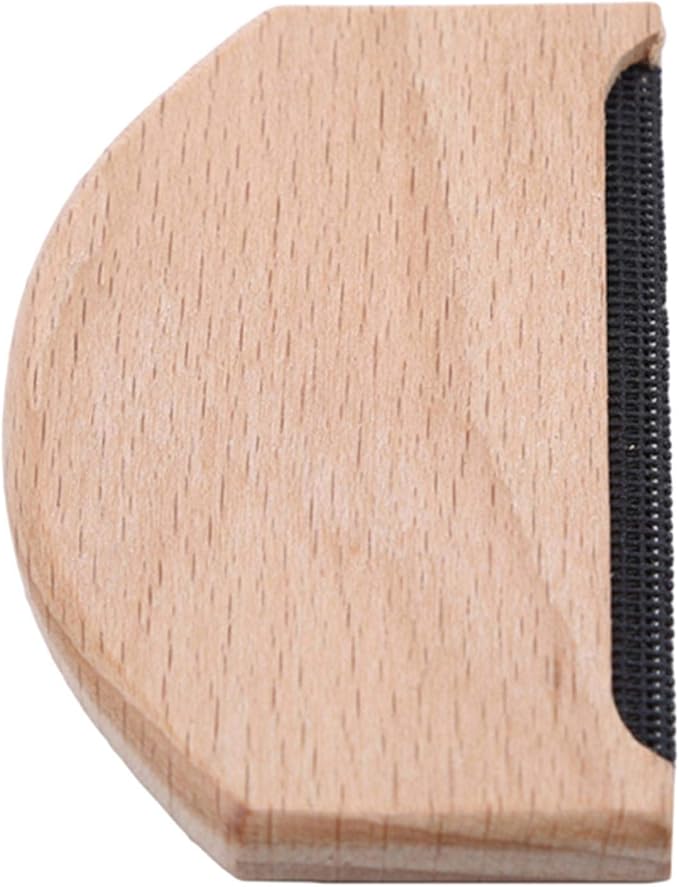 Cashmere Comb Sweater Shaver Wool Comb Knitwear Comb Wooden Pilling Fuzz Fabric Lint Remover Manual Portable Brush Tool