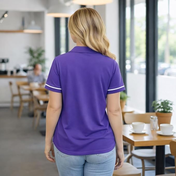 USBD Post Mastectomy Shirt with Drain Pockets Lapel Collar Post Op Button Down Recovery Tops