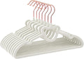 60 Pack Gray Velvet Kids Clothes Hangers - 12.6in for Ages 4-10, with Cute Bear, Rotating Rose Gold Hook, Non-Slip, Space-Saving Slim Felt Hangers for Toddler Coats, Jackets, Dresses