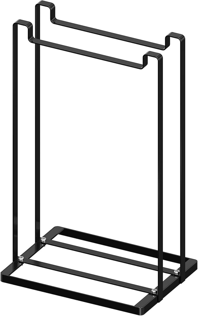 Thipoten Hanger Organizer, Adjustable metal Hanger Stacker for adults and children, Holding up to 55 velvet/wire/plastic hangers, Perfect Space Saver for Closet Laundry Room (Black)