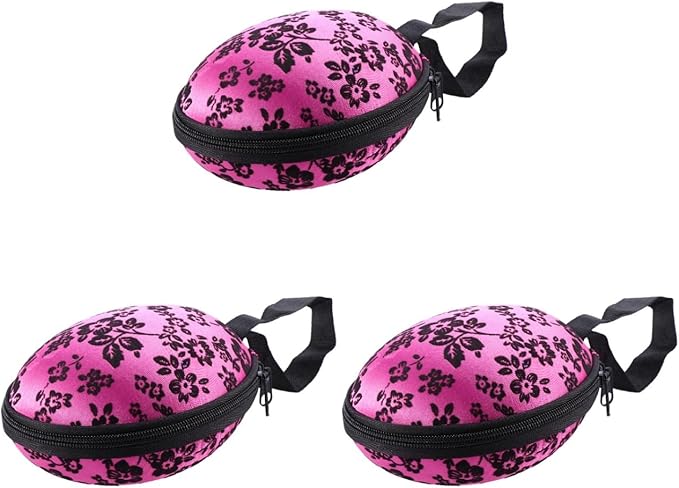 Cabilock Bra Case Zippered Travel Organizer for Women - Compact Slightly Waterproof Lingerie Storage with Hand Strap 5.90X4.92X9.44 Inch Small Travel Essentials