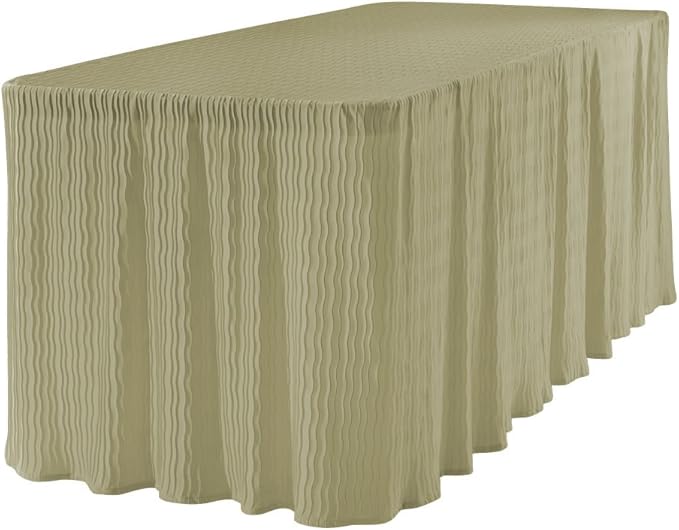 The Folding Table Cloth 6 Foot Champagne 30x72x29