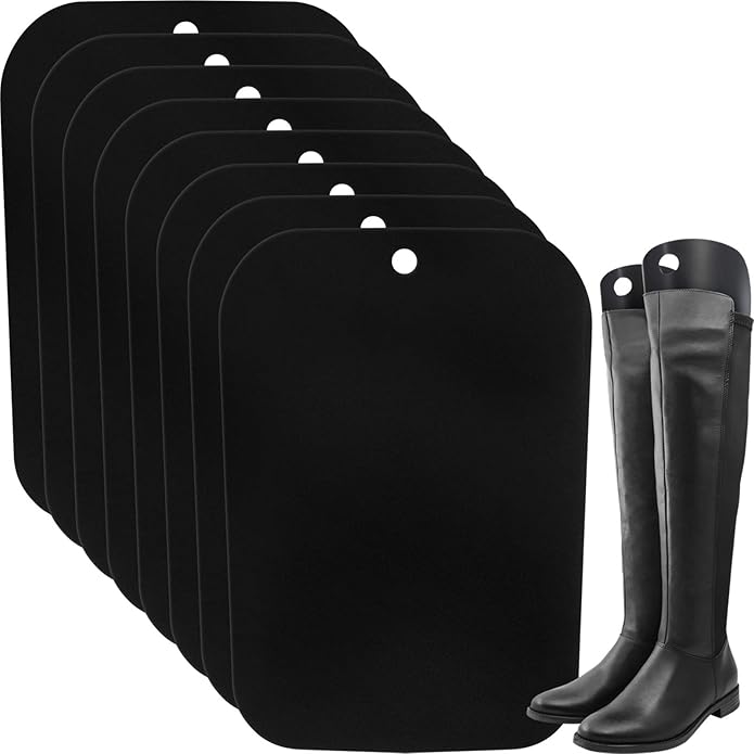 Bememo 20 Pieces (10 Pairs) Boot Shapers for Tall Boot Shaper Form Inserts for Women and Men