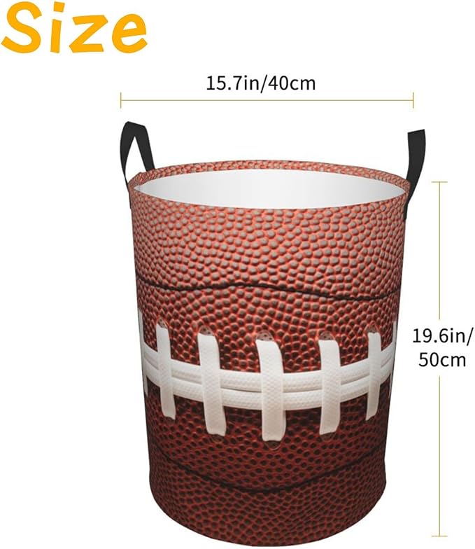 Laundry Basket Room Decor,Round Laundry Hamper Waterproof Dirty Clothes Hamper Collapsible Laundry Baskets With Handles,Toy/Clothes Storage Basket For Home Dorm Bathroom Decor