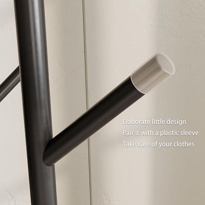 metal Coat Rack whit Marble base,heavy duty coat hanger Stand, Freestanding Coat Racks with 3 Shelves and 9 Hooks,Coat Tree for Entryway, Bedroom, Coats, Bags,purse