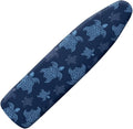 Sea Turtle Full Size Ironing Board Cover Scratches-Proof Heat Reflective Premium Fabric Cover with Cozy Nose Pocket Suit for Extra Wide 15 x 54 Ironing Boards Decor