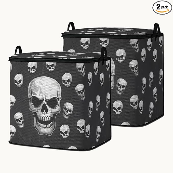 2pcs closet organizers and storage under bed,clothing blanket sweater sheet bedding comforter duvet quilt pillow toy storage bags with lids,dorm room essentials for containers 95L