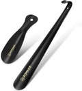 ZOMAKE Shoe Horn Long Handle for Seniors Men Women,16.5" Metal Long Shoehorn for Boots Shoe Spoon Helper