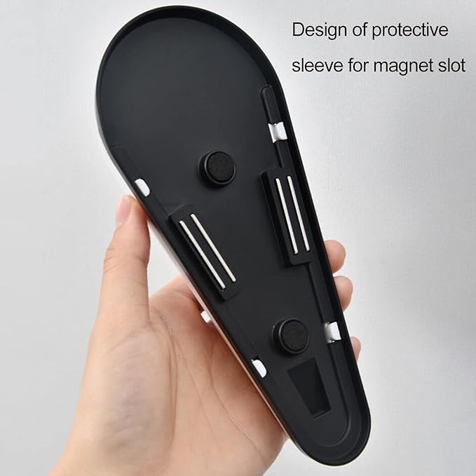 Scissor Holder with Magnetic Adsorption & Draining Holes Design, Detachable Refrigerator Scissors Storage Box Scissor Organizer for Kitchen Organization Scissor Block without Scissor Black