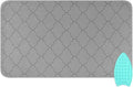 Ironing Mat &Pad Magnetic Heat Resistant Pads Portable Travel Ironing Blanket Ironing Board Covers 27.6x47.2Inches Monochrome Geometric Quatrefoil Grey14