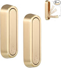 Folding Coat Hooks, 2 Pcs Foldable Gold Wall Hooks Heavy Duty Foldable Hook Bathroom Towel Hooks Robe Hooks Wall Mounted for Hanging Coat Towels Clothes Hat Bags Keys