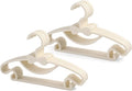 YYaaloa Kids & Baby Plastic Hangers - Very Durable, Toddler & Infant Hangers (Beige, 30pcs)
