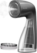 HiLIFE Steamer for Clothes, 1100W Clothes Steamer, Fast Wrinkle Removal with Large 300ml Tank, Ideal for All Fabrics, Easy to Use, Compact and Portable Travel Garment Steamer