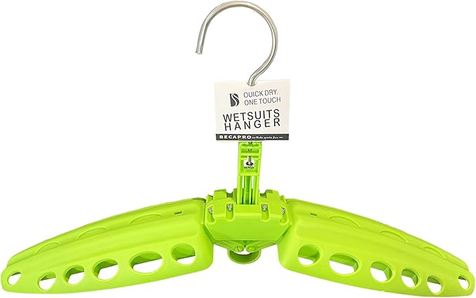 Wetsuit Hanger Foldable Surfing Suit Rack(Green)