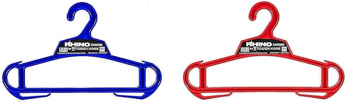 Rhino Hanger Multi Pack Set of 2 Blue and Red |USA Made