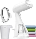 Handheld Travel Steamer for Clothes - 1350W Portable Clothes Steamer Hand Held, 15-Second Heat Up, Remove Wrinkles with Heat-Resistant Steam, Make Clothes Soft & Smooth