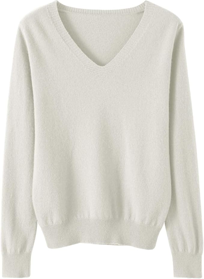 Merino Wool Cashmere Sweaters for Women 2025 Oversized Soft Sweater Long Sleeves Casual Loose Pullover Knitted Tops