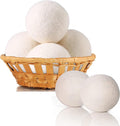 Wool Dryer Balls Organic 6 Pack XL,Handmade Dryer Balls,100% New Zealand Wool Natural Fabric Softener,Reusable 1000 Loads,Shorten Drying Time & Reduces Wrinkles