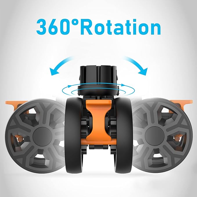FELICON SELORSS Heavy Duty Rotation Swivel Wheels for BY06 BY06S BY06C BY10 BY10WX Folding Utility Cart Rolling Crate(Black-4PCS)