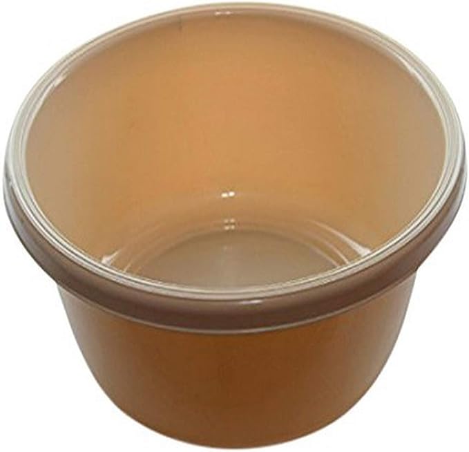 Ybm Home Round Plastic Wash Basin (1148 11.25", Beige)