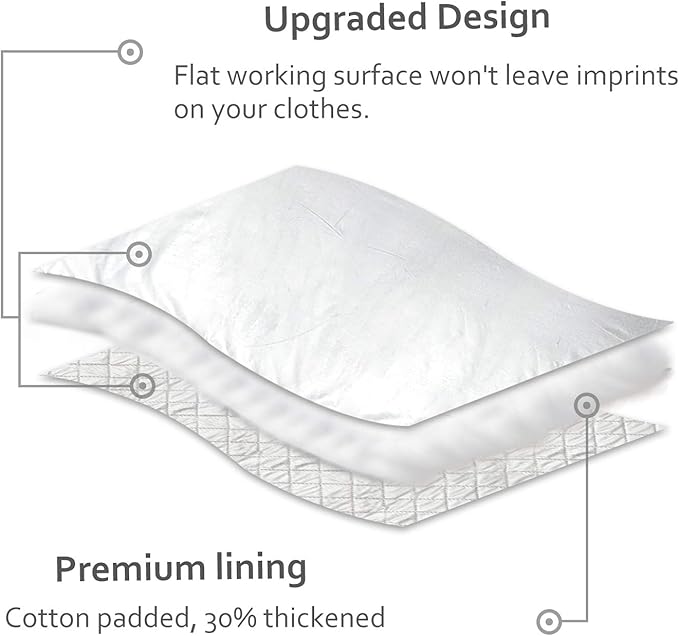 Ironing Mat,Extra Large Thickened (47.25 x 21.55 inch) Ironing Blanket Portable Ironing Pad, Double-Side Using Isolate Heat Pad Table Top Countertop,Great Replacement for Ironing Board