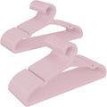 Plastic Kids Hangers, Pack of 60, Ultra Slim Closet Hangers, Non-Slip, Space-Saving, Sturdy, 14" W x 7" H (for Children Aged 7-12 Years),Light Pink, UAPY0760P
