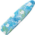 Flashideas Floral Print Ironing Board Cover and Pad 15x54 Inch Standard Ironing Board Cover with Elastic Edge and Hook and Loop Fasteners Scorch and Stain Resistant Cotton