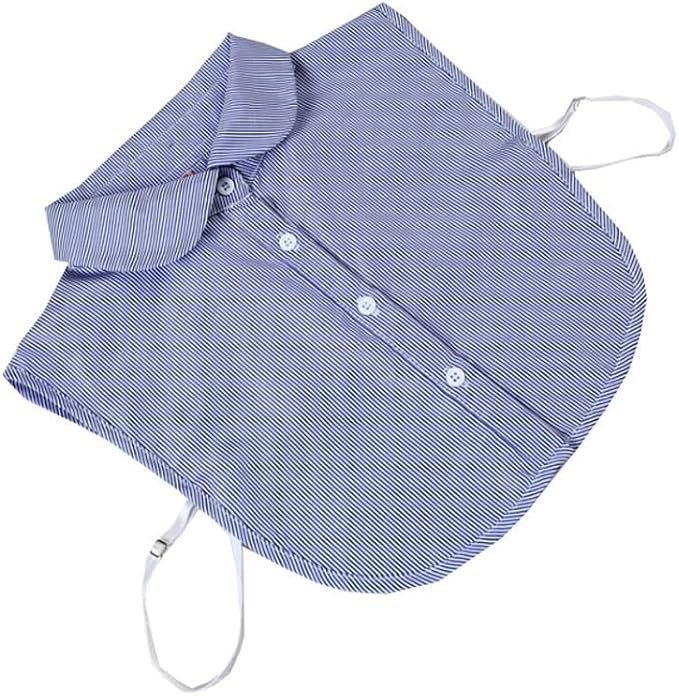 YEKEYI Lady Half Shirt Blouse - Detachable Collar Dickey for Women