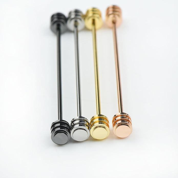 Classic 4-Piece Set Solid Brass Collar Bar for Men Multi-Style Metal Anti-Curl Shirt Collar Stays Tie Pins