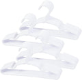 40 pcs White Baby Nursery Closet Hangers,Non-Slip Laundry Infant Pant Hanger for Newborn Clothes,Ultra-Thin Child Coat Hanger for Girl Boy Toddler Kids