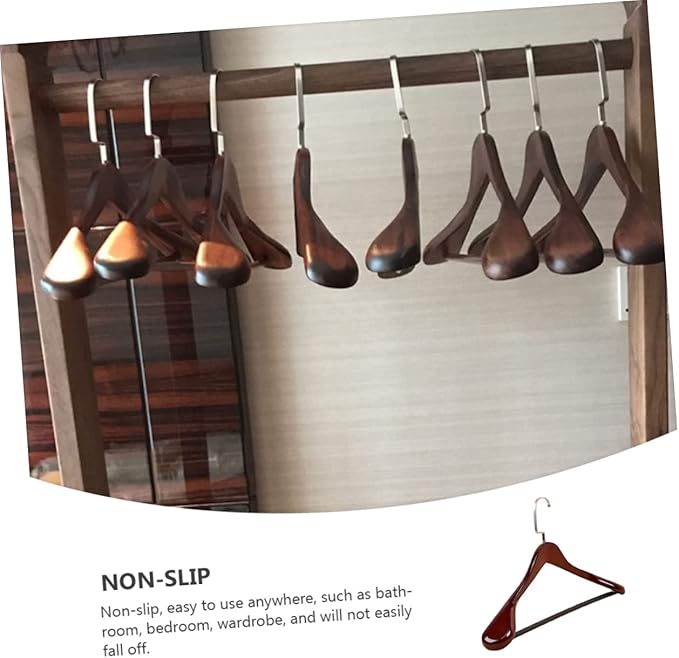 1Pc Thicken Wide Traceless Coat Hanger Solid Drying Rack for Home Use Heavy Duty Foldable Clothes Drying Rack for Coats Jackets and Suits