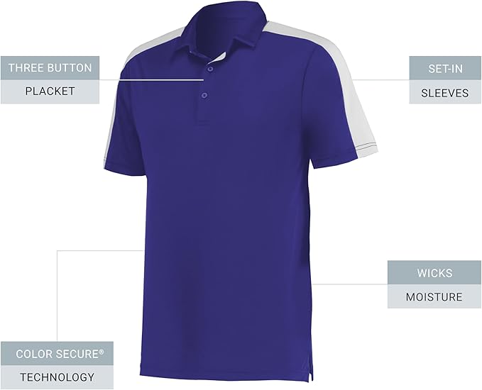 Augusta Sportswear Bi-Color Vital Polo