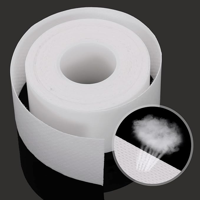 2 Roll Disposable Collar Protector Sweat Pads, Self-adhesive Collar Stays Shirt Collar Protector Comfortable Neck Tapes Collar Sweat Pads Shirt Hat Sweat Liner Against Sweat Stains