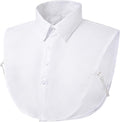 Fake Collar for Women, Detachable False Pointed Faux Shirt Collars for Office Casual Formal Outfits Graduation Daily