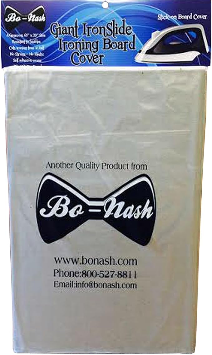 Bo-Nash Ironslide 2000 Tabletop Cover, 29 by 65-Inch,Silver