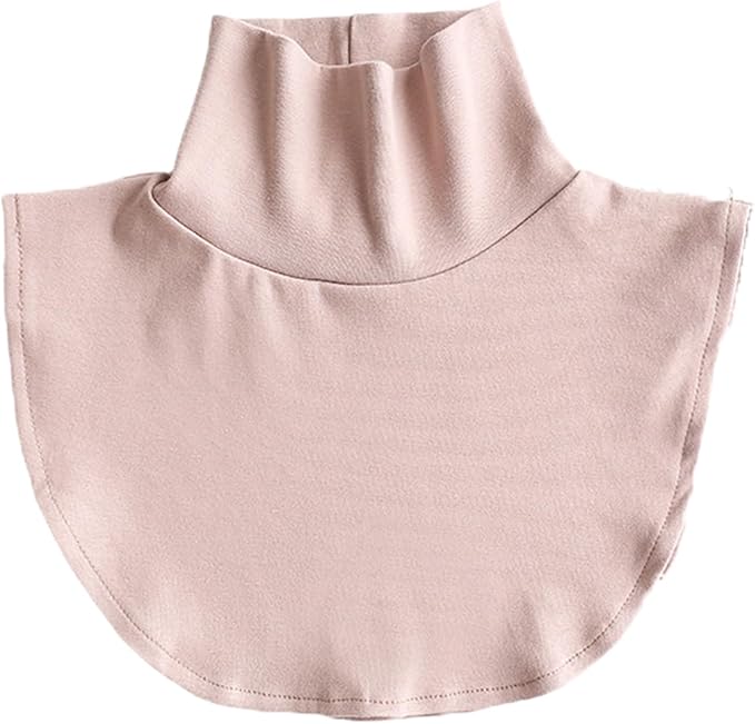 Fake Collar Detachable Turtleneck Dickey collar Half Blouse Pullover False Collars for Women Men in Sweater