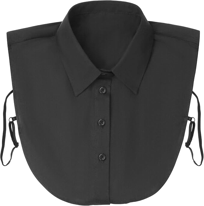 Kalkehay Detachable Dickey Collar Blouse for Women, Fake Half Shirts Faux False Collar for Girls Favors