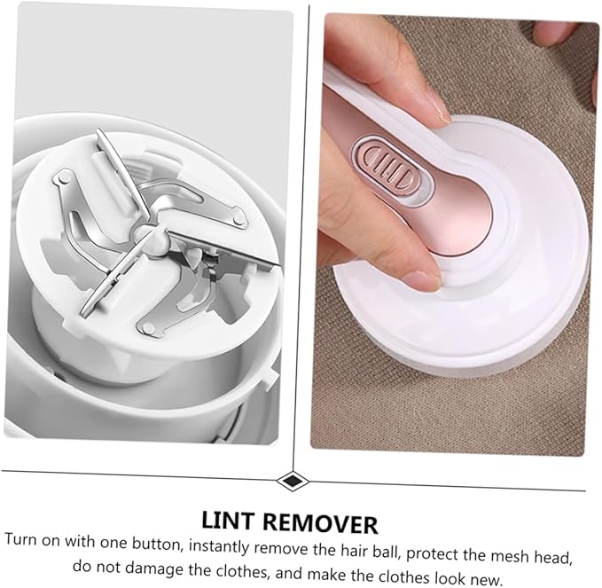 1Pc Rechargeable Fabric Shaver Lint Remover USB Charging Sweater Shaver with Long Battery Life Portable Garment Remover for Coats Sweaters Blankets and More