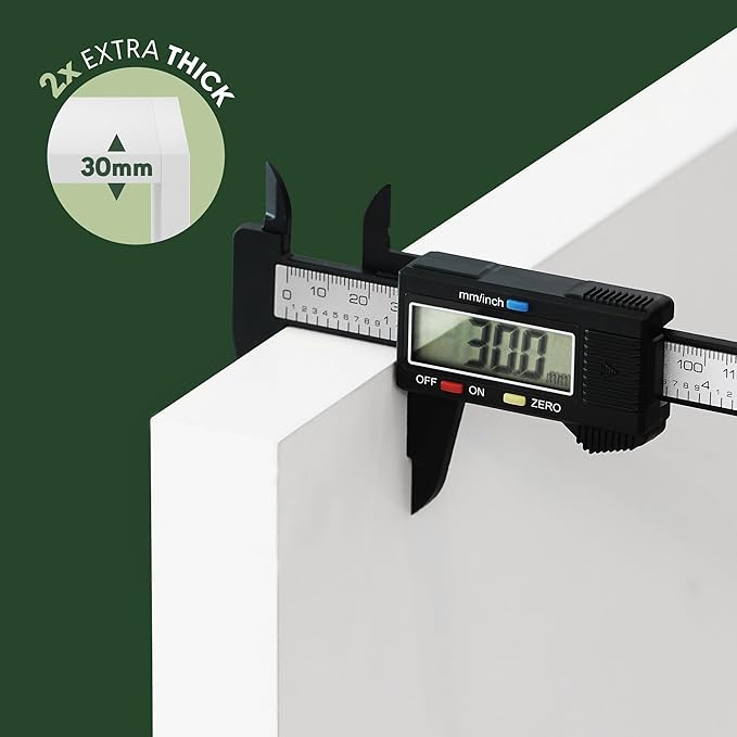 Furinno Cubic Closet Organizers and Storage, 3-Cube Closet Organizer, Open Shelf Closet Storage, Extra Thick Frame for Wardrobe, Bedroom, Living Room, White