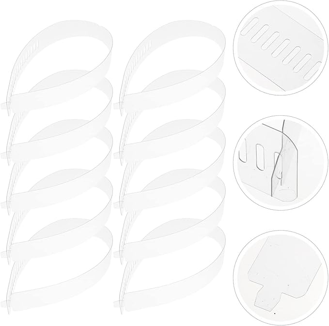 100PCS Clear Collar Stays for Men’s Dress Shirts – Plastic Shirt Collar Inserts for Support & Stiffness Tabs Fixing Strips for Business Weddings and Formal Events