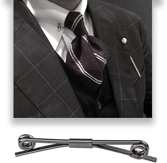 Necktie Tie Clips Collar Bar Shirt Collar Stay Tie Pins Cravat Clips Silver Metal Collar Pin Jewelry Accessories