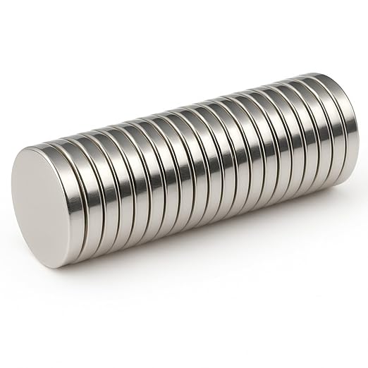 Metal Collar Stay Magnets, Strong Magnets for Collar Stays Magnetic, Valued Pack in a Gift Box (Silver, 20Pcs)