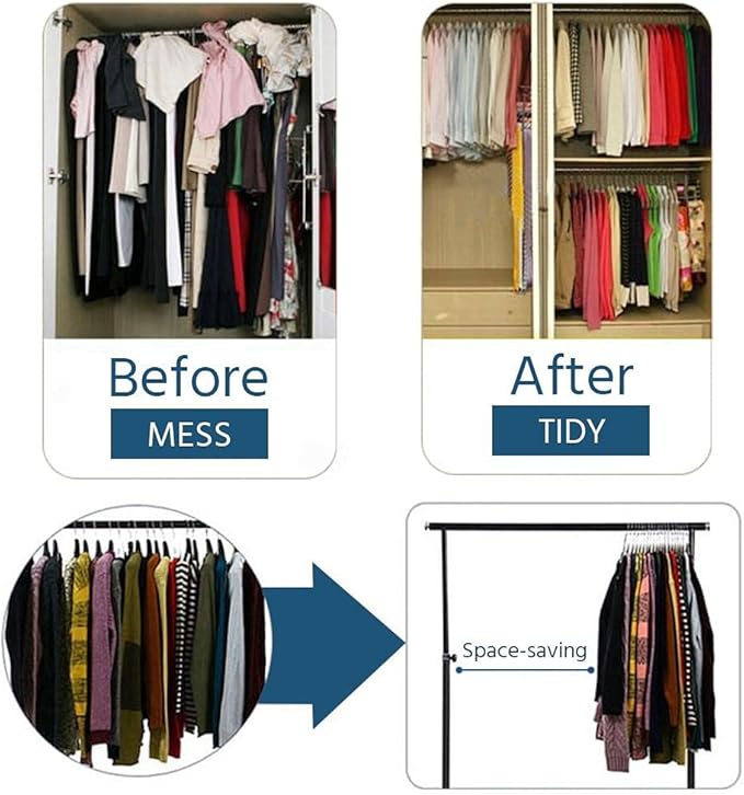 Yaheetech 100 Pack Non Slip Velvet Hangers Heavy Duty Flocked Coat Suit Hangers Space Saving Clothes Racks with 360° Swivel Hook, Gray