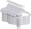 Clear Plastic Hangers 23 Pack - Crystal Cut Hangers for Clothes - Nonslip Coat and Shirt Hangers - Heavy Duty HangersInvisible Dress Hangers for Suits