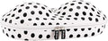 Bra Case Premium Lingerie Travel Bag Zip Underwear Organizer Bag for A-C Cup (Black Dot)